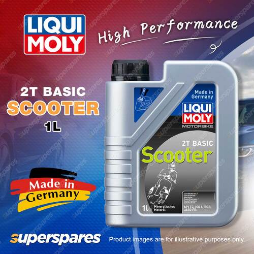 Liqui Moly Basic Scooter Street Motorbike 2 Stroke Motor Oil 1 Litre