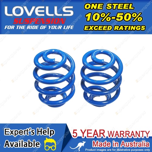 Lovells Front Sport Low Coil Springs for Audi A4 2WD Sedan Avant Quattro Avant