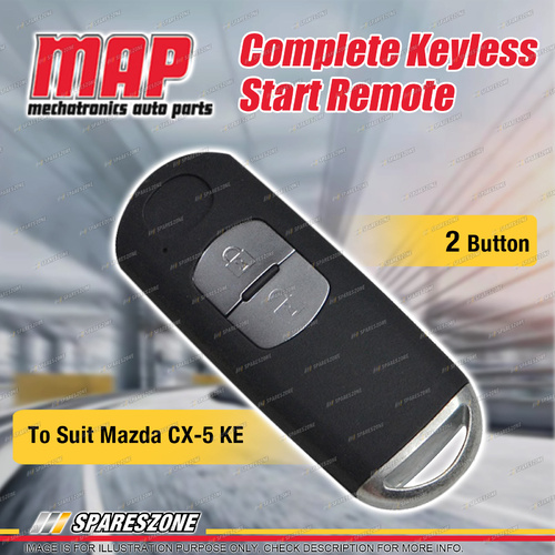 MAP Complete 2 Button Keyless Start Remote Require Programming for Mazda CX-5 KE