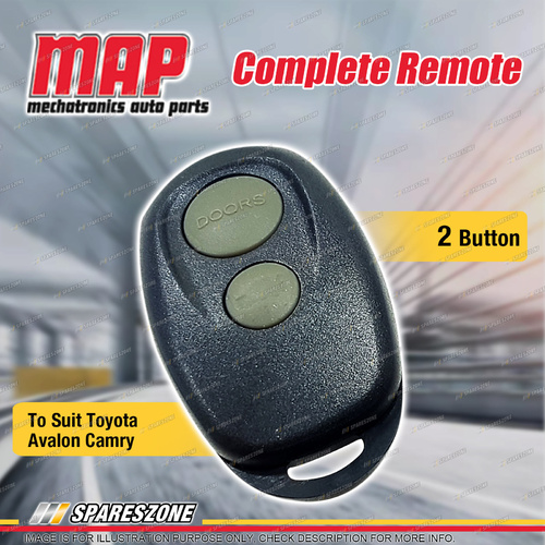 MAP Complete 2 Button Remote Shell Replacement for Toyota Avalon Camry