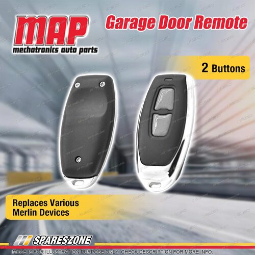 MAP Universal Garage Door 2 Button Remote Replaces Suits Various Merlin Devices