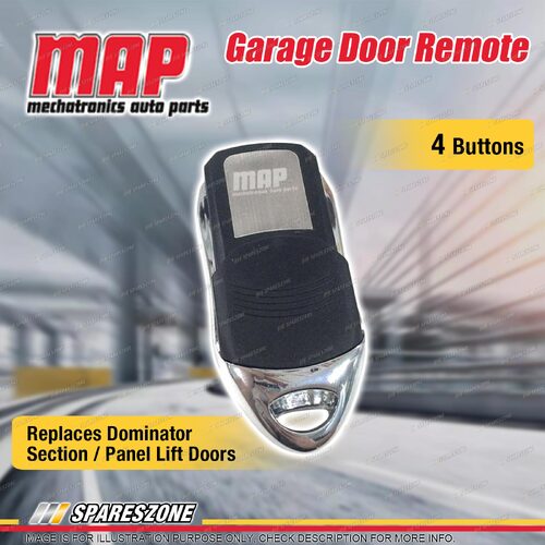 MAP Universal Garage Door 4 Button Not Compatible With Red Coloured Dominator