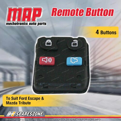 MAP 4 Button Remote Button Replacement for Ford Escape Various Models