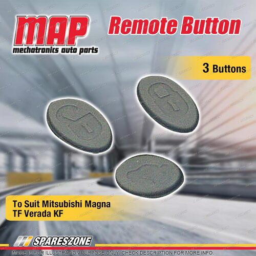 MAP 3 Button Remote Button Replacement for Mitsubishi Magna TF Verada KF