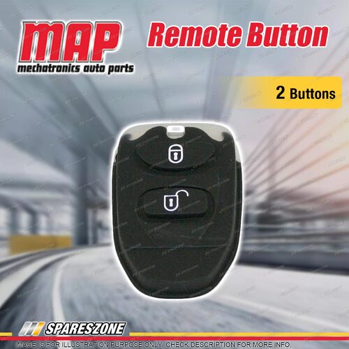 MAP 2 Button Remote Button Replacement 2 & 3 Button for Hyundai Various Models