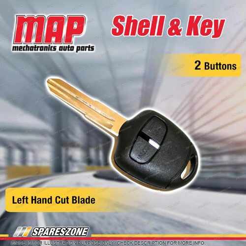 MAP 2 Button Shell & Key Replacement for Mitsubishi Challenger Pajero NS NT