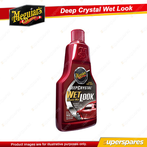 Meguiar's Deep Crystal Wet Look One Step Wax 473ml - Polishing Compound Car Care