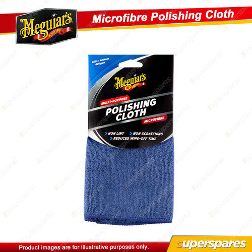 Meguiar's Highly Absorbent Microfibre Polishing Cloth 40cm x 40cm Car Clean