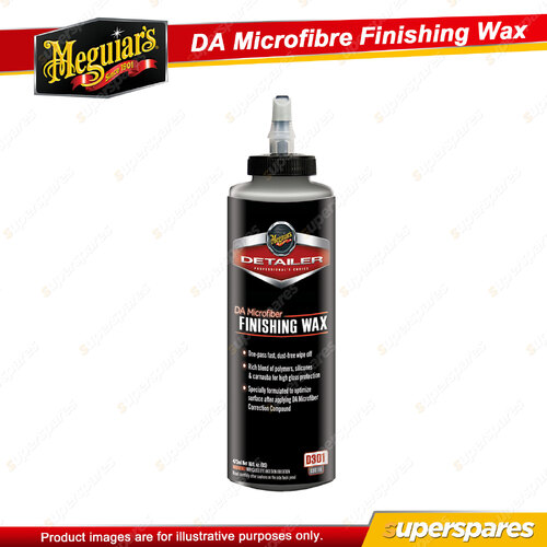 Meguiar's Da Microfibre Finishing Wax 473ml - For High Gloss Protection