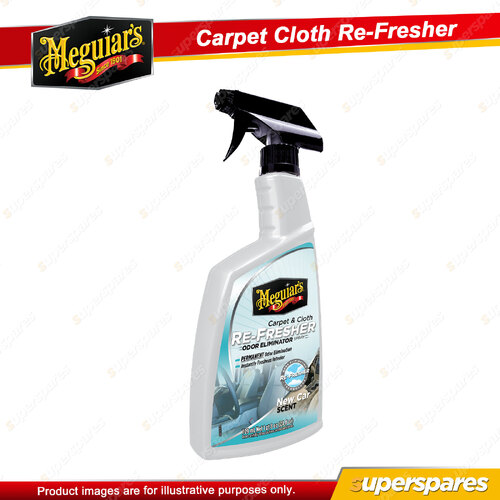 Meguiar's Carpet Cloth Refresher 709ml - Permanently Eliminates Tough Odours