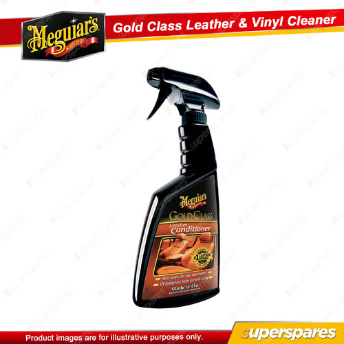 Meguiar's Gold Class Leather Conditioner 473ml with Aloe & Moisturising Oils