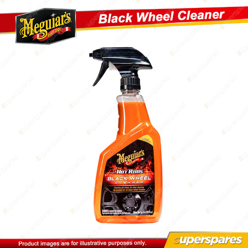 Meguiar's Hot Rims Black Wheel Cleaner 709ml - High Cling Foaming Action