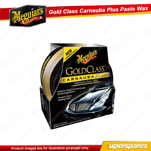 Meguiar's Gold Class Carnauba Plus Paste Wax 311g - Long Lasting Protection