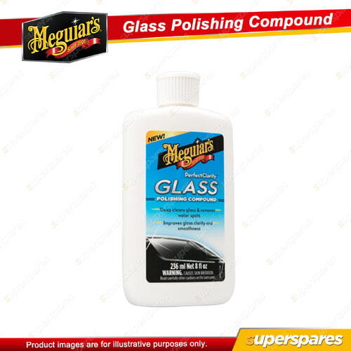 Meguiar's Perfect Clarity Glass Polishing Compound 236ml Super Micro-Abrasive