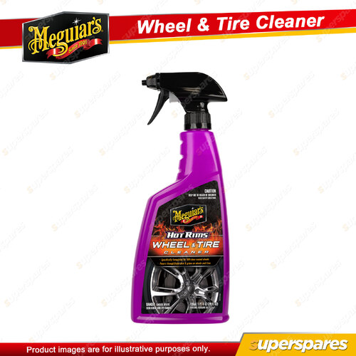 Meguiar's Hot Rims Wheel & Tire Cleaner 709ml - Unique Foaming Agents