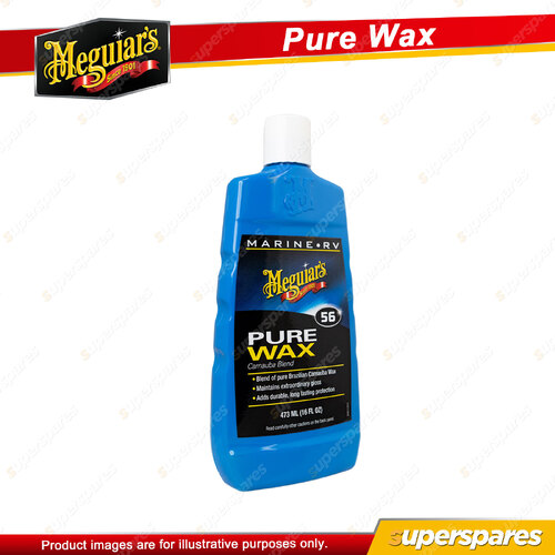 Meguiar's Pure Wax 473ml - Marine/RV Pure Wax Carnauba Blend, 16 Fluid Ounces