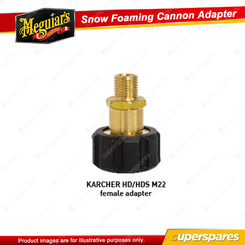 Meguiar's Snow Foaming Cannon Adapter - SNOWAKA Fit Your Pressure Washer