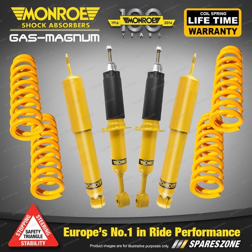 Monroe Shocks & King STD Springs for Toyota Landcruiser Prado 95 4 6 cyl Wgn