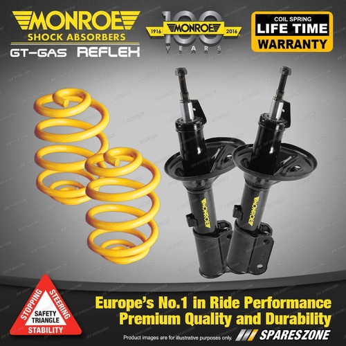 Front Lowered Monroe Shock Absorbers King Springs for BMW E36 318I IS TI Tds