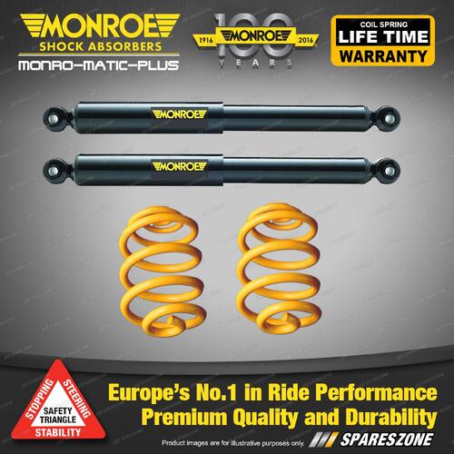 Rear Super Low Monroe Shock Absorbers King Spring for FORD FAIRLANE ZK ZL 6 8CYL