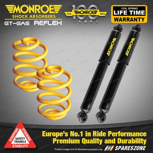 Rear Super Low Monroe Shock Absorber King Springs for FAIRLANE FALCON BA BF II