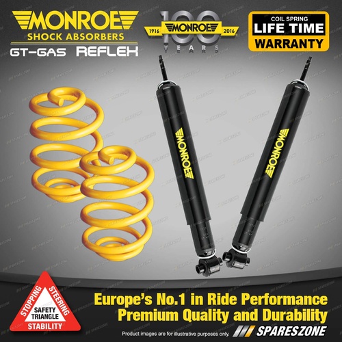 Rear Lower Monroe Shock Absorbers King Spring for FORD FOCUS LS LT 2.0 Sdn Hatch