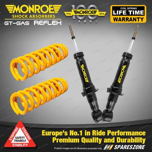 Rear Standard Monroe Shock Absorbers King Springs for FORD FESTIVA WB WD WF Htch