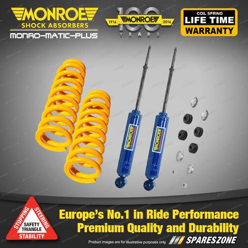 Front STD Monroe Shock Absorbers King Springs for Commodore VB C H K L N P 8CYL