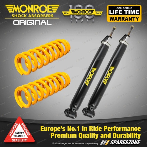 Rear STD Monroe Shock Absorbers King Springs for BMW 3 SER. E36 318I TI IS TDS