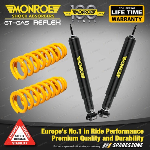 Rear Raised Monroe Shock Absorbers King Spring for HOLDEN COMMODORE VX VY VZ Sdn