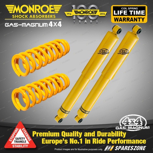 Rear STD Monroe Shock Absorbers King Springs for HOLDEN COMMODORE VT X Y VZ Sdn
