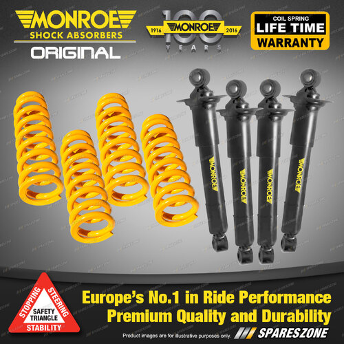 Rear STD Monroe Shock Absorbers King Springs for JAGUAR XJ-6 XJS Sedan Convert