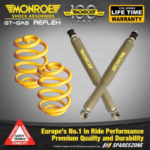 Rear Lower Monroe Shock Absorbers King Springs for TOYOTA COROLLA AE70 KE70 AE86