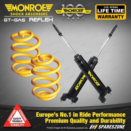 Rear Lower Monroe Shock Absorbers King Springs for MITSUBISHI GALANT HG HH 89-93