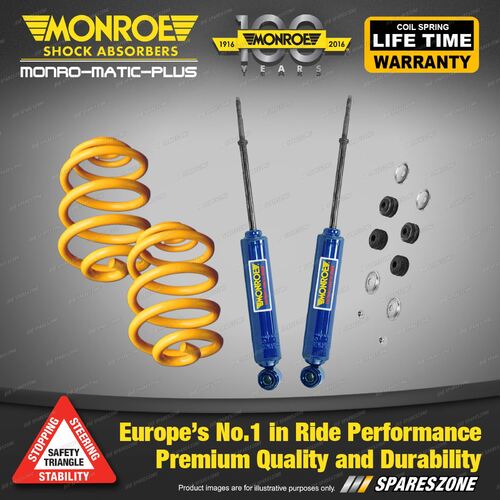 Front Lower Monroe Shock Absorbers King Springs for HOLDEN COMMODORE VG 8CYL Ute