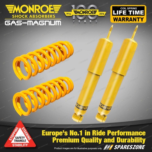 Front Raised Monroe Shock Absorbers King Springs for HONDA CR-V 2.0 4 door