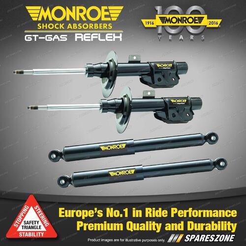 Monroe Front + Rear Reflex Shock Absorbers for Ford Falcon Fairmont FG Ute