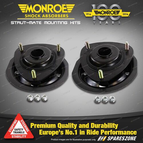 Rear Monroe Top Strut Mount Kit for Subaru Forester SF 2.0 2.5L 4WD Wagon 97-02