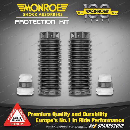 Front Monroe Urethane Bumper & Dust Boot Kit for Peugeot 407 6D 6E 2004-On