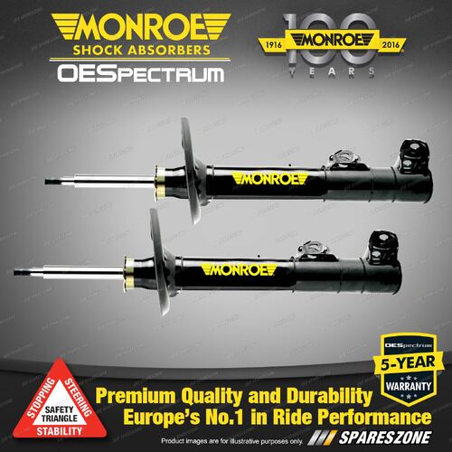 Front LH + RH Monroe OESpectrum Shock Absorbers for HOLDEN STATESMAN CAPRICE WM