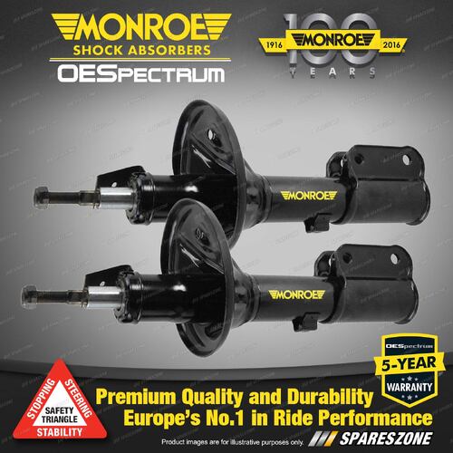 Front LH + RH Monroe OESpectrum Shock Absorbers for HYUNDAI ELANTRA HD SX SLX