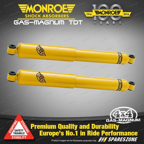 Pair Rear Monroe Gas Magnum TDT Shock Absorbers for FORD RANGER PX 4WD 11-14