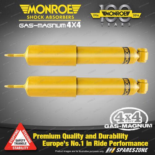 2 x Rear Monroe Gas Magnum TDT Shock Absorbers for Nissan Patrol VI Y62 5.6L