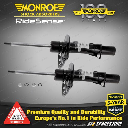 2 x Front Monroe Ridesense Shock Absorbers for Volvo XC70 I 295 Wagon 2002-2007