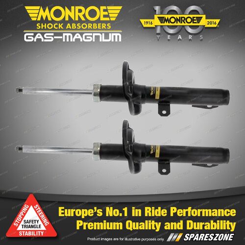 2 Front Monroe Gas Magnum Shock Absorbers for Ford Transit Custom VN 14-16 V4519