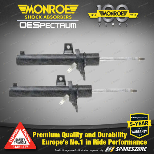 2x Front Monroe OE Spectrum Shock Absorbers for Audi A3 8V Audi Q2 GAB GAG 12-On