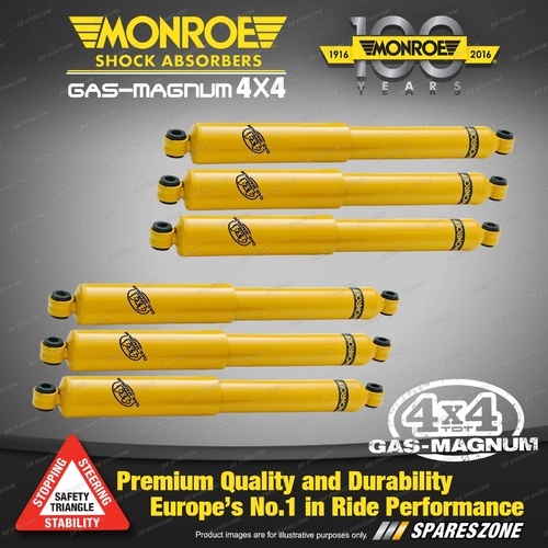 Monroe F + R Gas Magnum TDT Shock Absorbers for Ford Bronco 4WD All Body