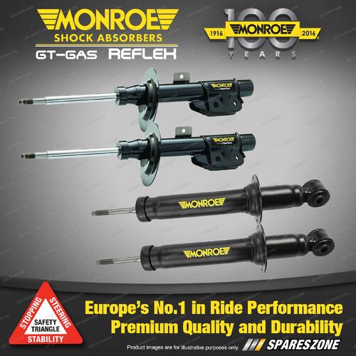 Monroe F + R Reflex Shocks for Mitsubishi Magna TR TS Verada KR KS Sedan