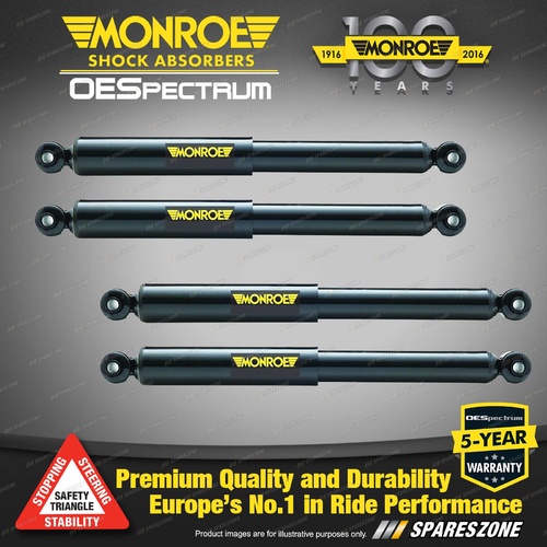 Front + Rear Monroe OE Spectrum Shock Absorbers for Isuzu D-Max TF excl. Hi-Ride