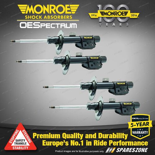 Monroe Front + Rear OE Spectrum Shock Absorbers for Honda CR-V RM N22B4 12-14